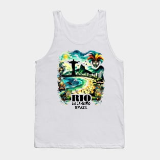 2024 Rio De Janeiro - Tropical Beach Tank Top